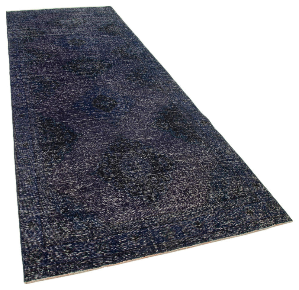 Rug N Carpet - Hand-knotted Anatolian 4' 5" x 12' 4" Rustic Runner Rug