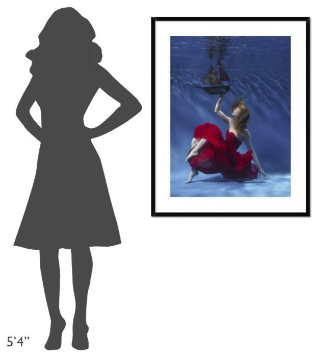 "Never Let Go" Framed Digital Print by Karen Jones, 32x40"