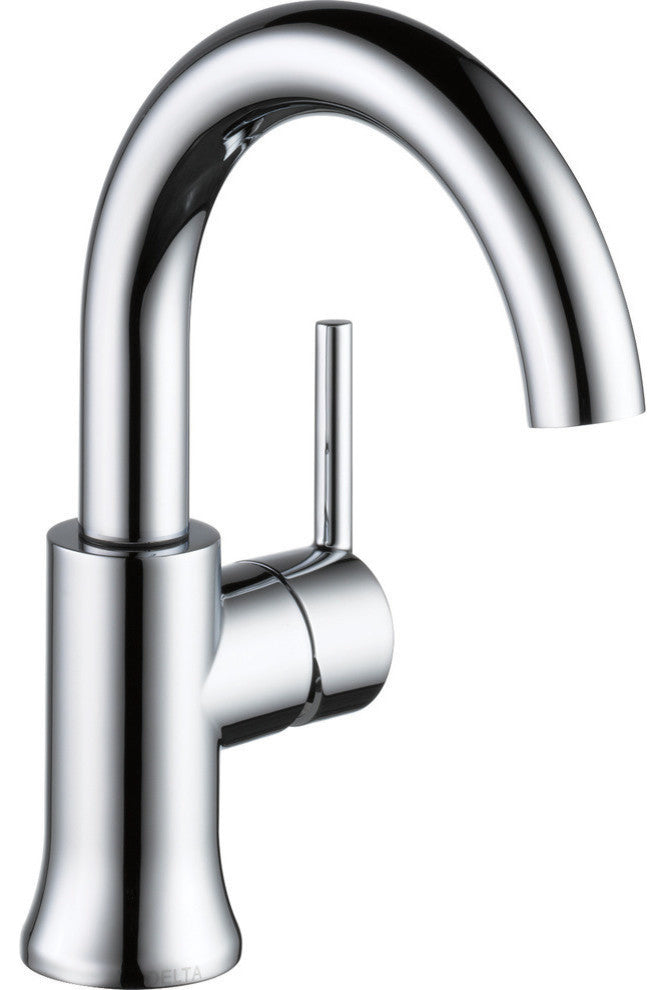 Delta Trinsic Single Handle High-Arc Bathroom Faucet, Chrome, 559HA-DST