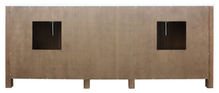 Ziva 84 Barnwood DB Vanity, Cultured Marble Top, Square Sink, 34 Mirrors, Faucet