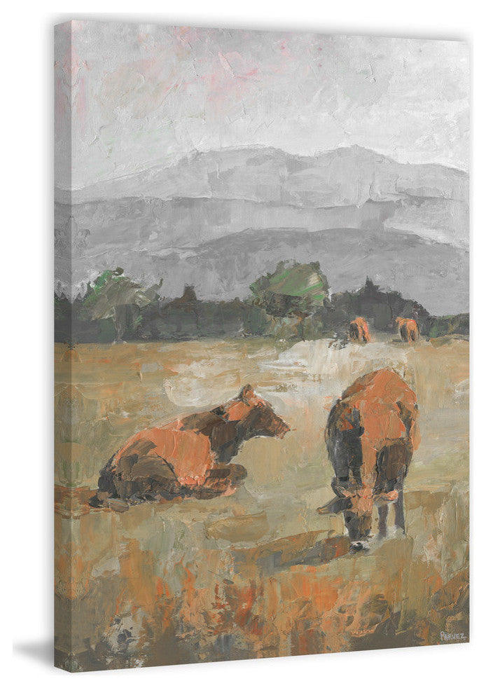 "The Farm Life" Painting Print on Wrapped Canvas, 40"x60"