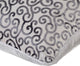 Gray Decorative Euro shams 26"x26" Velvet, Paloma Gray Scrolls