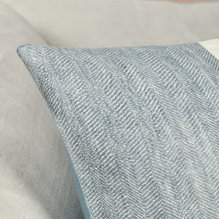 Caylor 22" Belgian Linen Blend Multicolor Throw Pillow by Kosas Home