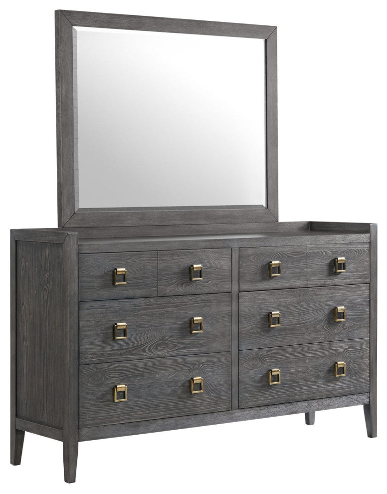 Portia 6-Drawer Dresser, Brushed Brindle