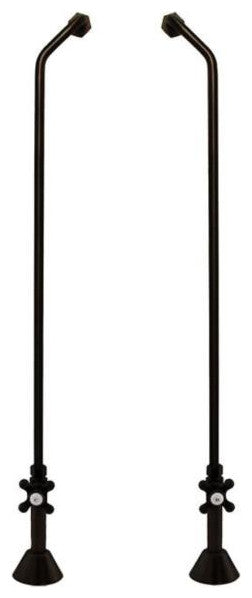 Clawfoot Tub Wall Mount Supply Lines-Oil Rubbed Bronze