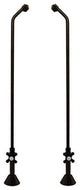 Clawfoot Tub Wall Mount Supply Lines-Oil Rubbed Bronze