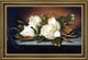 Martin Johnson Heade Giant Magnolias  Framed Premium Canvas Print, 18"x27"