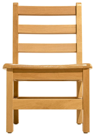 RRI Goods Ladderback Kids Wooden Chair Set of 2, 14"