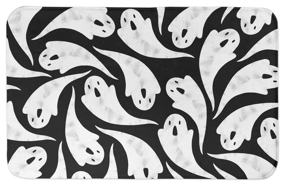 Spooky Ghosts 34"x21" Bath Mat