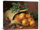 "Still Life With Apples, Hazelnuts and Holly" Artwork, 30" x 25"