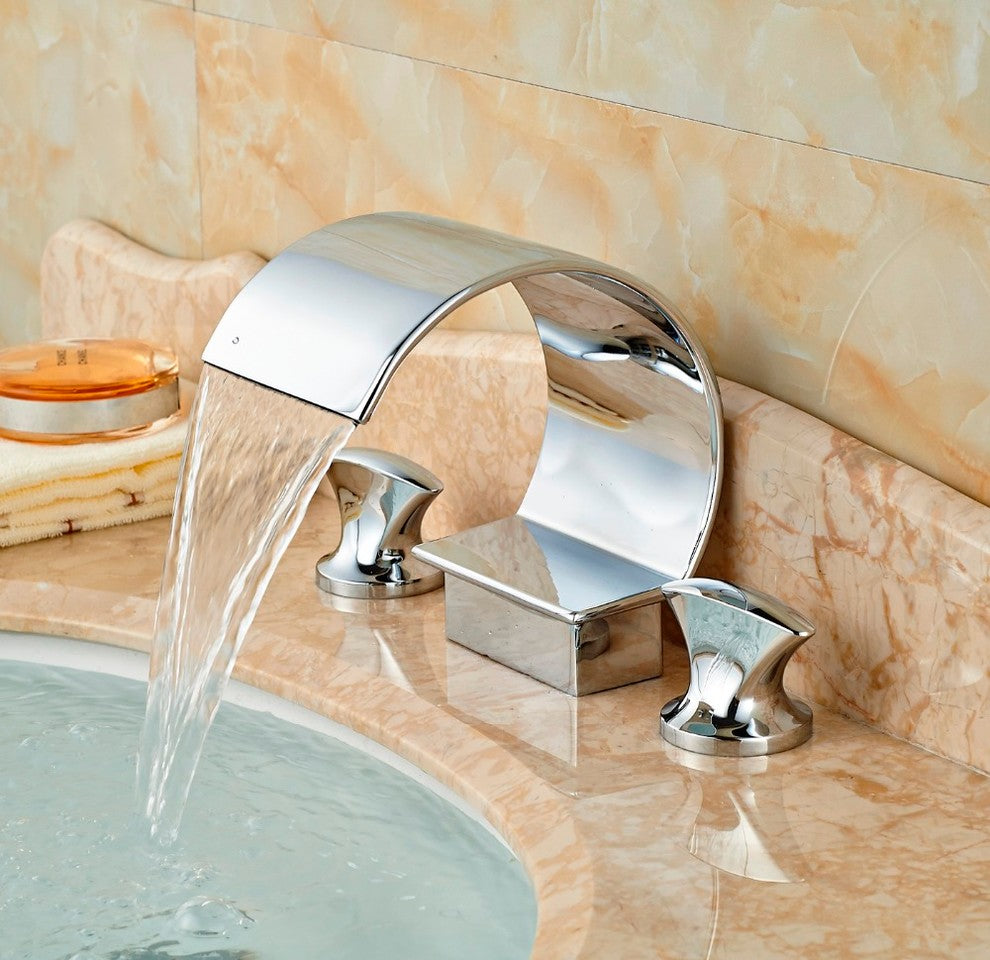 Nanterre Dual Handle Bathroom Sink Faucet