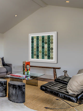 "Alternating Rows" Framed Art Print