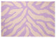 Animal Stripe Spring Chenille Rug, Lilac, 4'x6'
