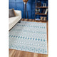 KAS Provo 5777 Ivory/Aqua Natura Area Rug, 7'10"x10'10"