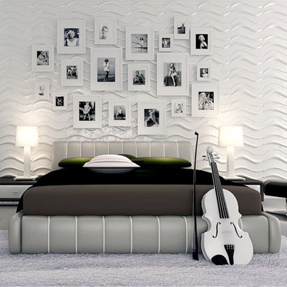 3D Wall Panel DIY Home Decor PVC Brick Modern Decorative Wallpaper 32 sq ft