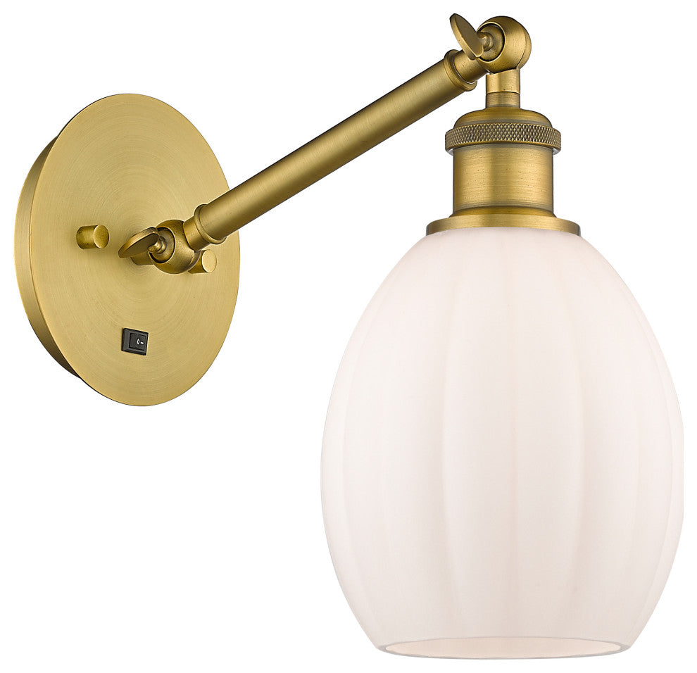 Innovations 317-1W-BB-G81-LED 1-Light Sconce, Brushed Brass