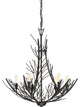 Thornhill 6-Light Chandelier, Marcado Black