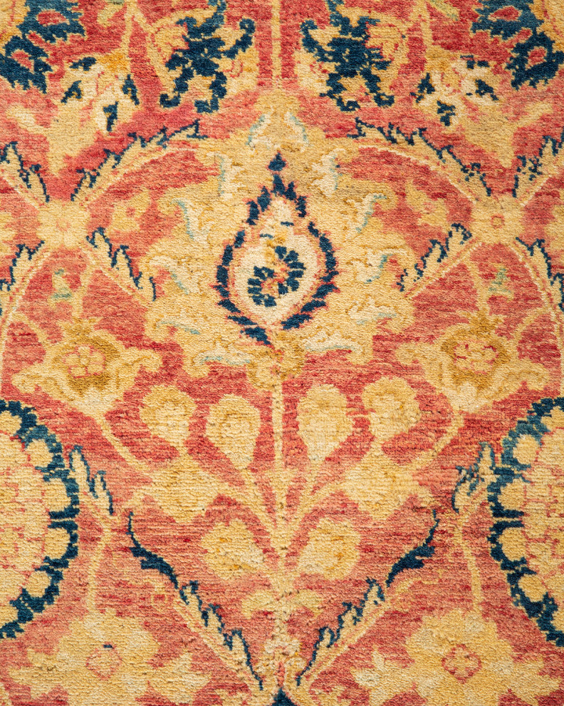 Mogul, One-of-a-Kind Hand-Knotted Area Rug Purple, 6' 1 x 8' 10