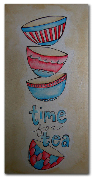 'Tea Time' Canvas Art by Nicole Dietz