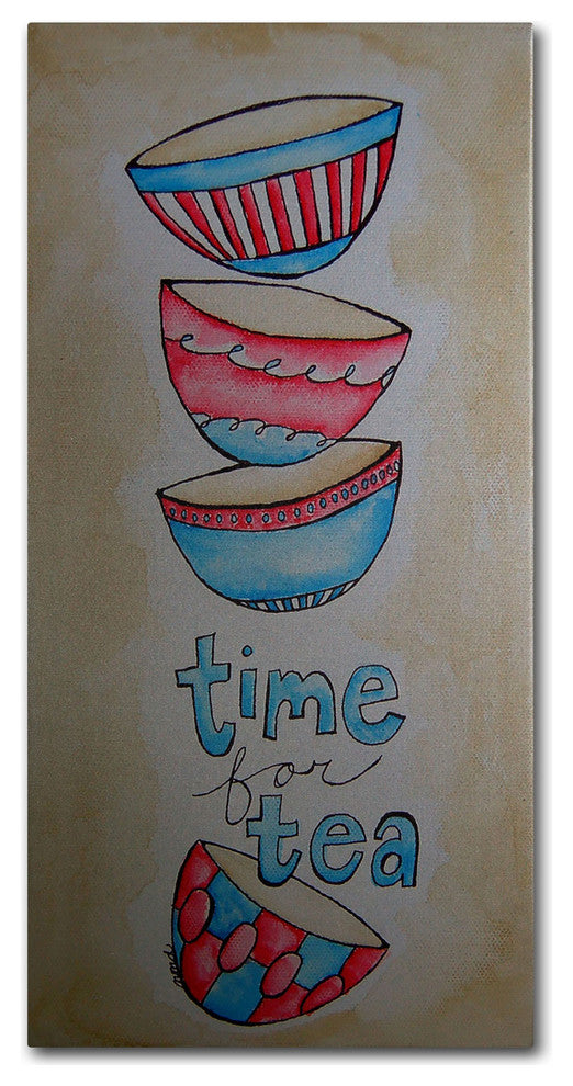 'Tea Time' Canvas Art by Nicole Dietz