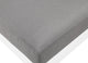 Nizuc Water Resistant Patio Modular Straight Sofa, Gray, 5-Piece: 5 Armless Chair, White Aluminum Frame