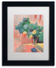 ''Bouquet for Bonnard'' Matted Framed Canvas Art by Sheila Golden