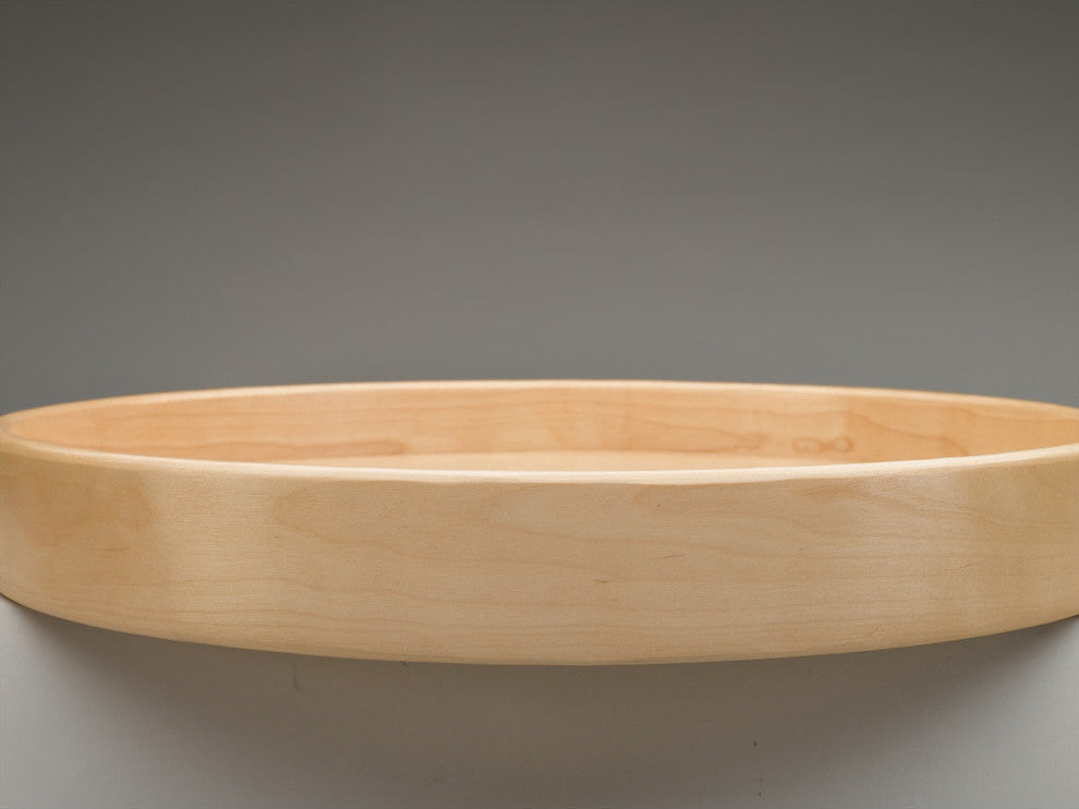 Natural Wood Full Circle Lazy Susan for Corner Base Cabinets With Swivel, 24"