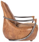 First of A Kind Carlisle Club Chair Grazed Brown Leather