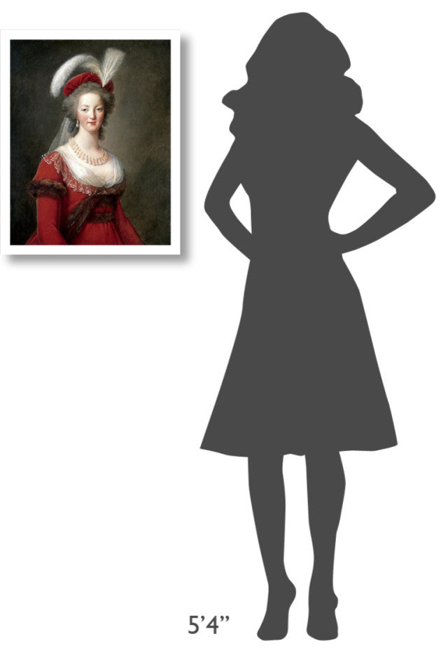 "Portrait of Marie-Antoinette" Print by Elisabeth VigÃŒÂ©e Le Brun, 19"x24"