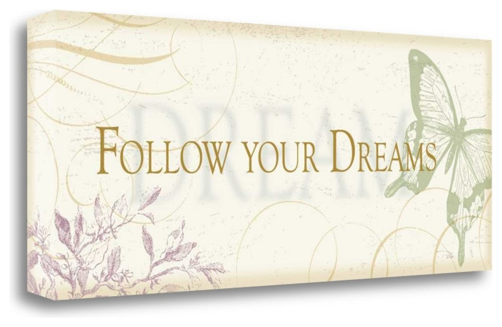 "Follow Your Dreams" By Pela, Giclee Print on Gallery Wrap Canvas, Ready to Hang
