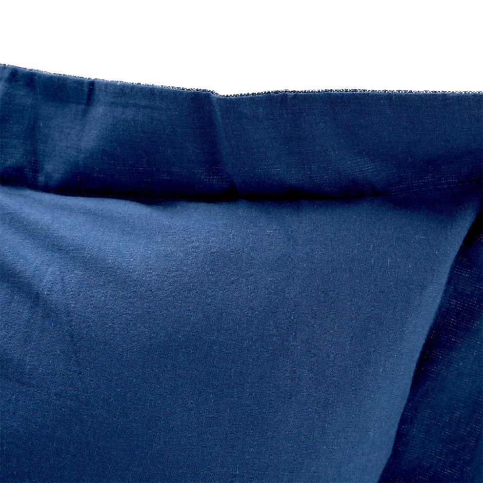Crestwood 8-Piece King Cotton Duvet Set - Denim Blue