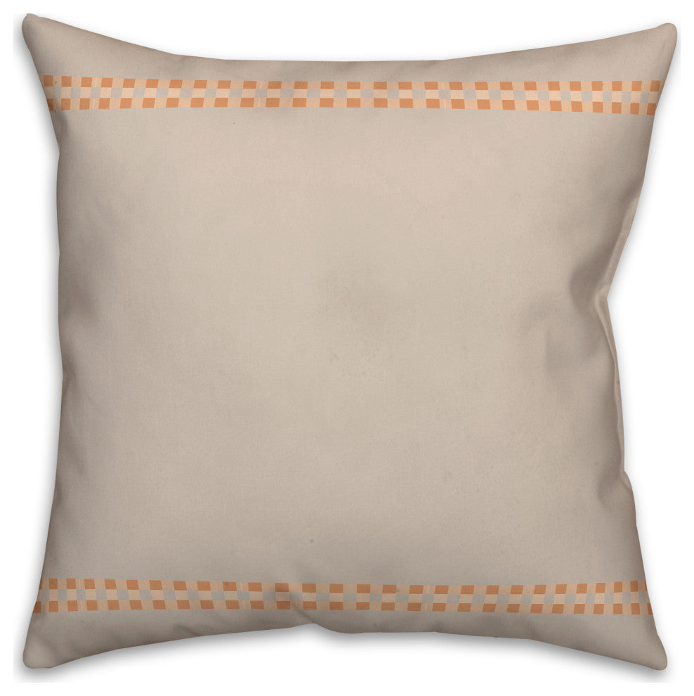 Plaid Stripe 20x20 Spun Poly Pillow