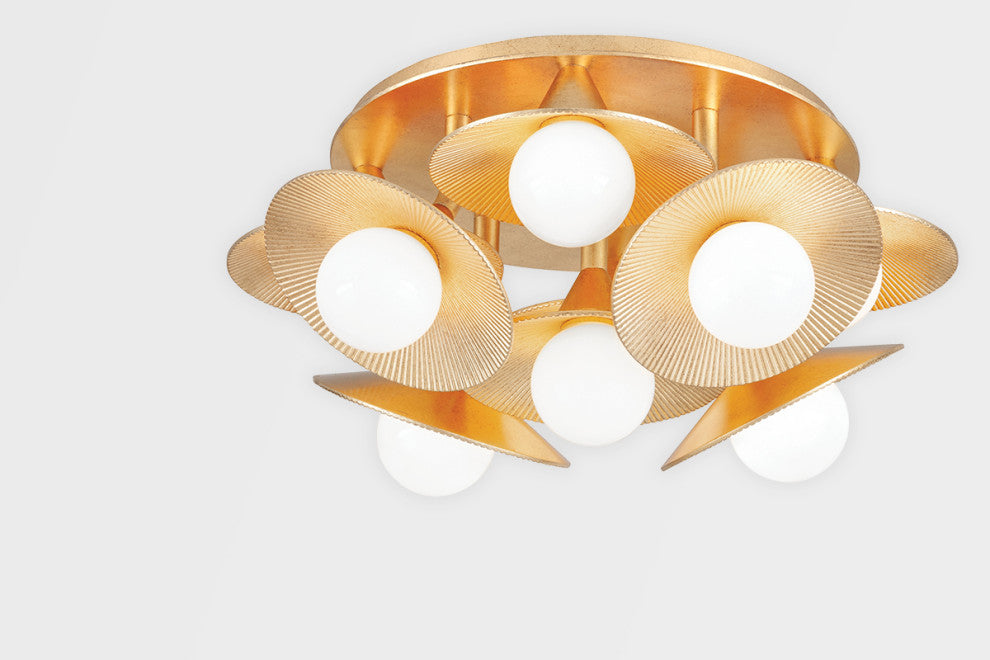 Emerald 9 Light Semi Flush