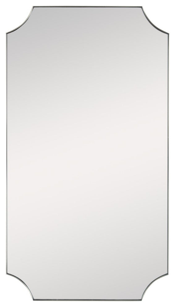 Uttermost Lennox Brass Scalloped Corner Mirror 09727