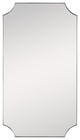 Uttermost Lennox Brass Scalloped Corner Mirror 09727