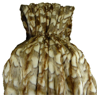 Plutus Brandy Fox Copper Handmade Throw, 60"x90"
