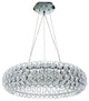 Clear Halo 25" Chandelier