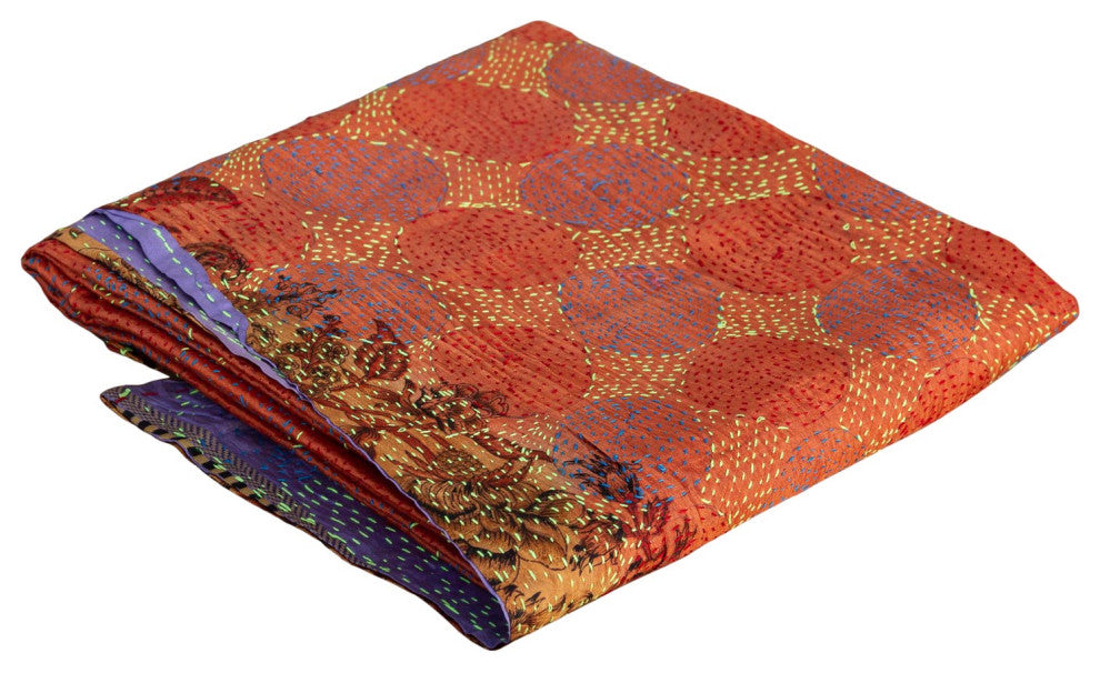 Edna Silk Kantha Scarf