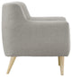 Modern Light Gray Remark 3 Piece Living Room Set