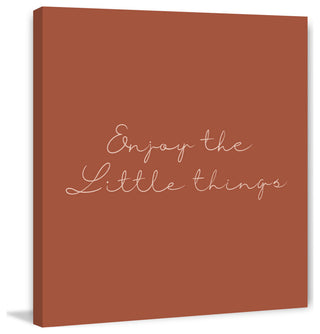 "Enjoy Things" Painting Print on Wrapped Canvas, 18x18