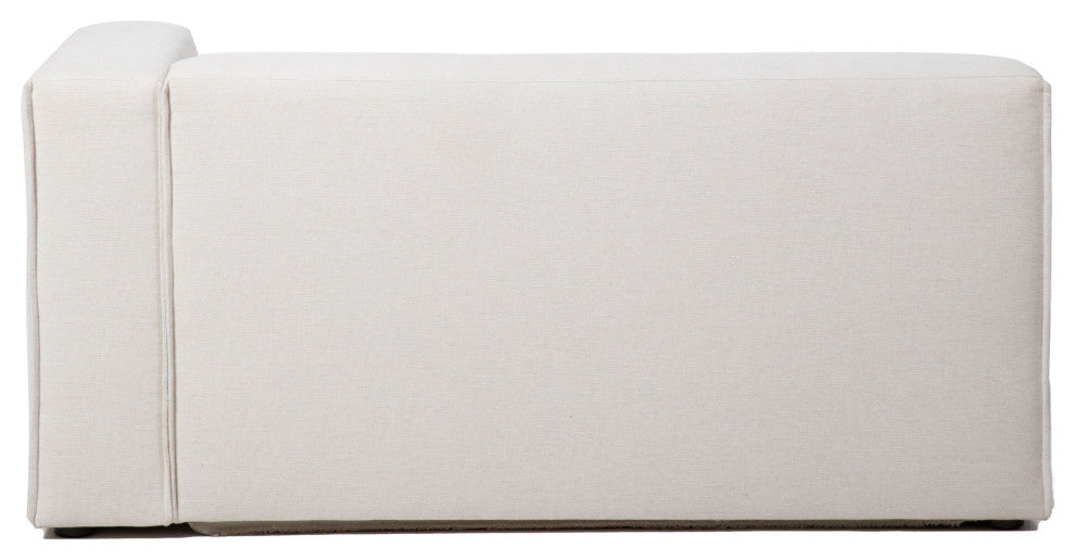 Premium 66" Upholstered Sectional Sofa, Beige