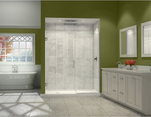 Dreamline Unidoor Min 32-1/2" To Max 33"x72" Hinged Shower Door
