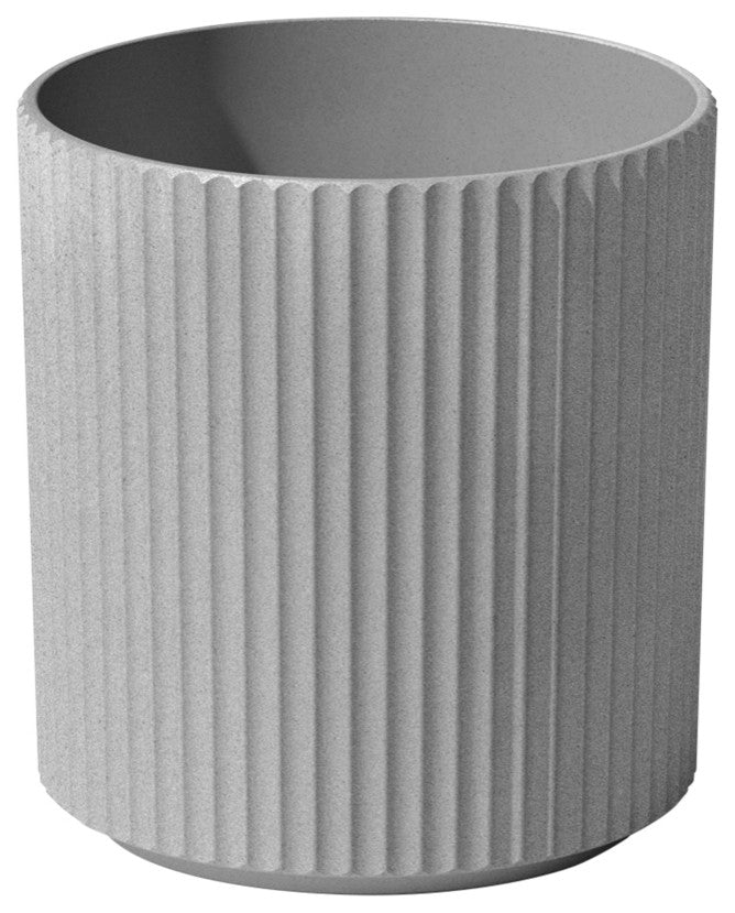 Veradek Demi Series Planter, Gray, 16", 1 Pack