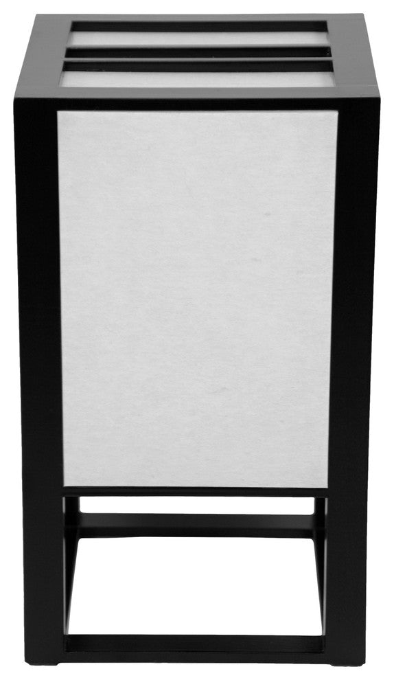 Washitsu Japanese Table Lamp, Black
