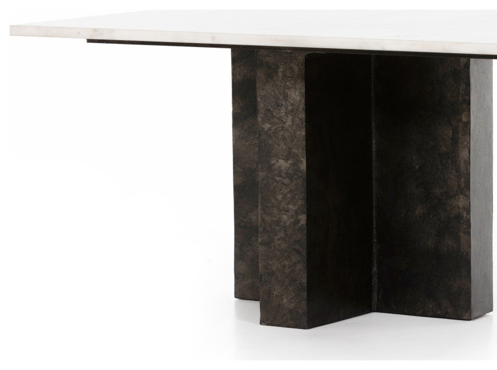 Terrell Coffee Table-Raw Black
