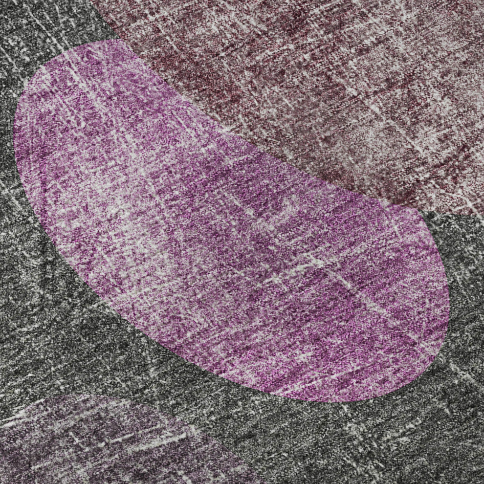 Premium Machine Washable Mayfield AMF556 Garnet 9' x 12' Rug