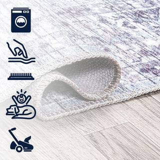 Didim Boho Medallion Machine-Washable Area Rug