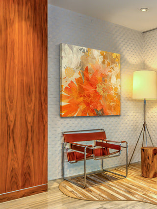 "Sunny Bee" Painting Print on Wrapped Canvas