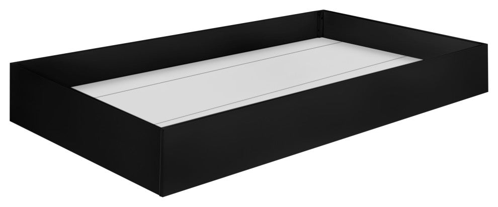 Universal Twin Storage Trundle Bed, Black
