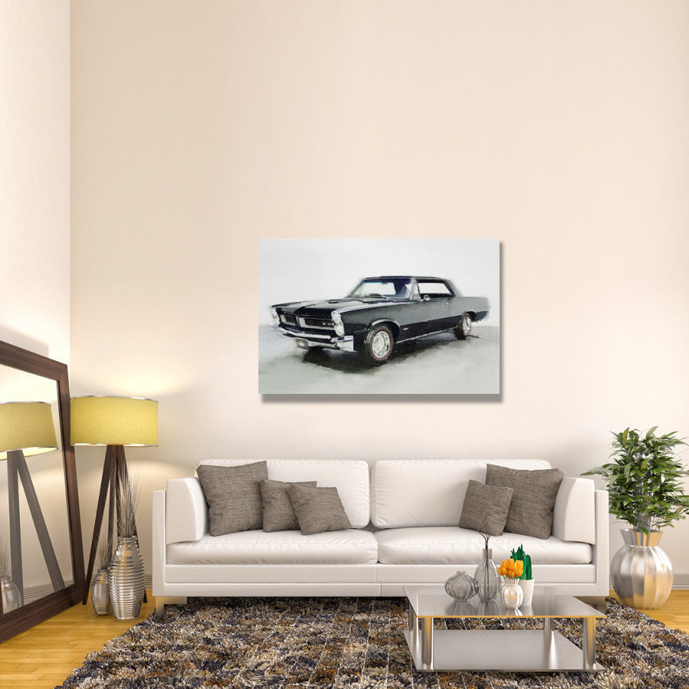"1966 Pontiac GTO Watercolor" Fine Art Print